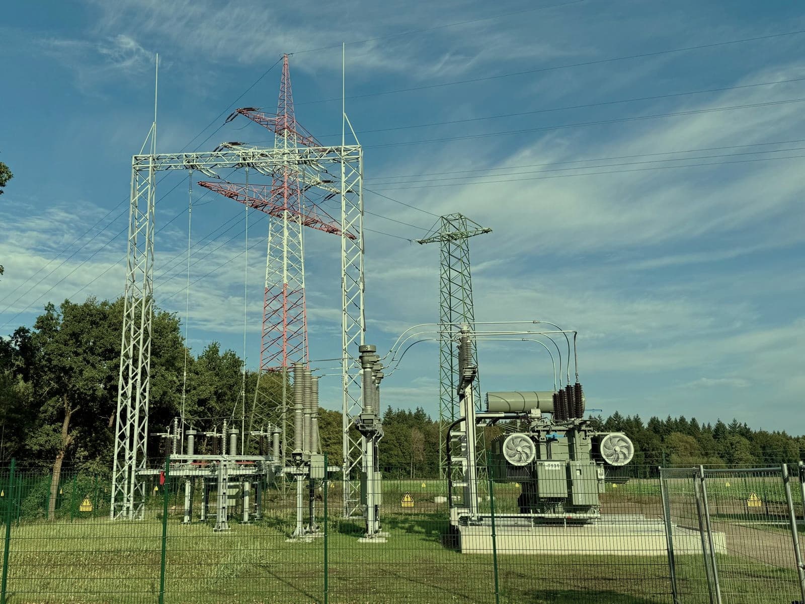 Umspannwerk fertiggestellt